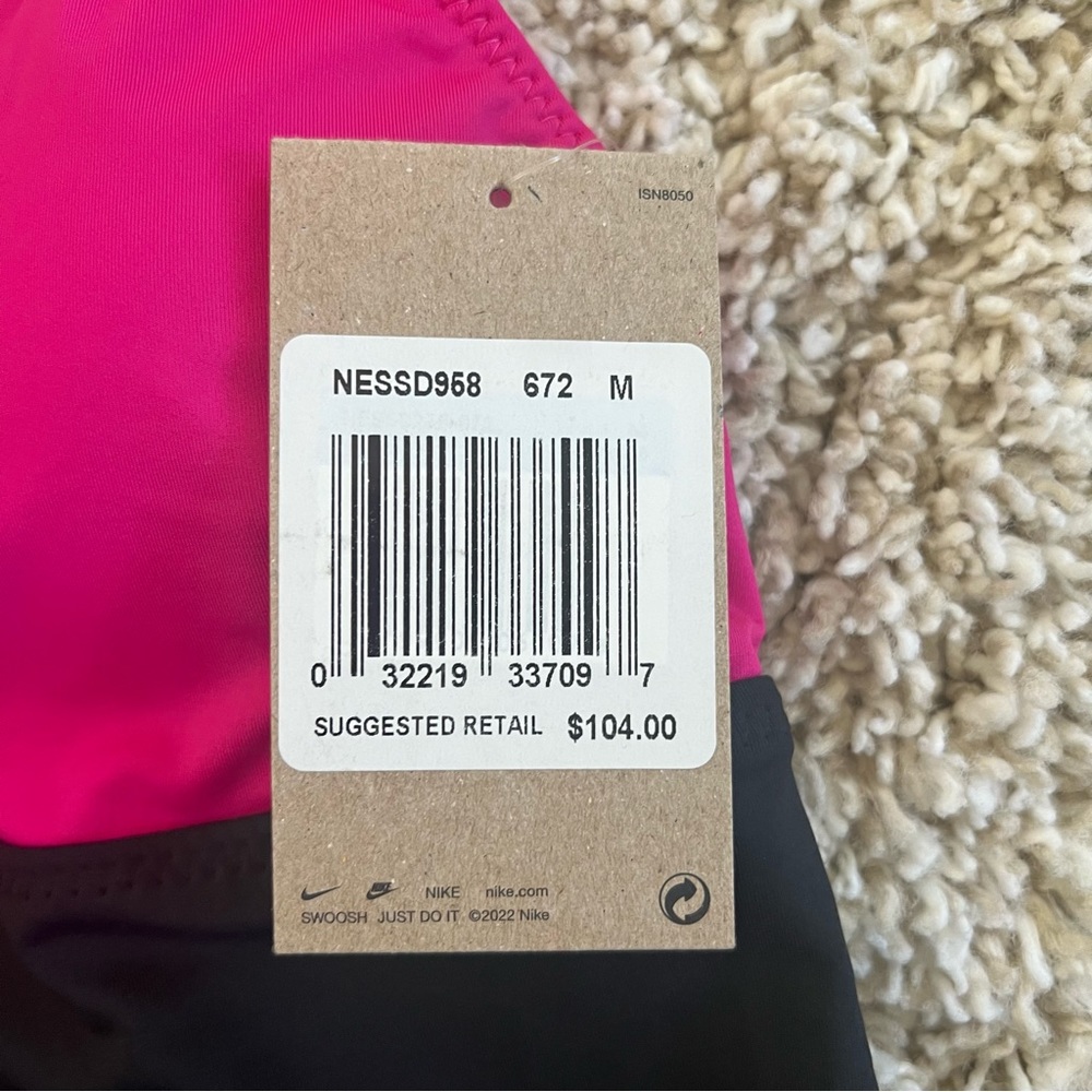 ✔️NWT✔️ NIKE Colorblock Racerback Tankini Swimsuit - Picture 6 of 11